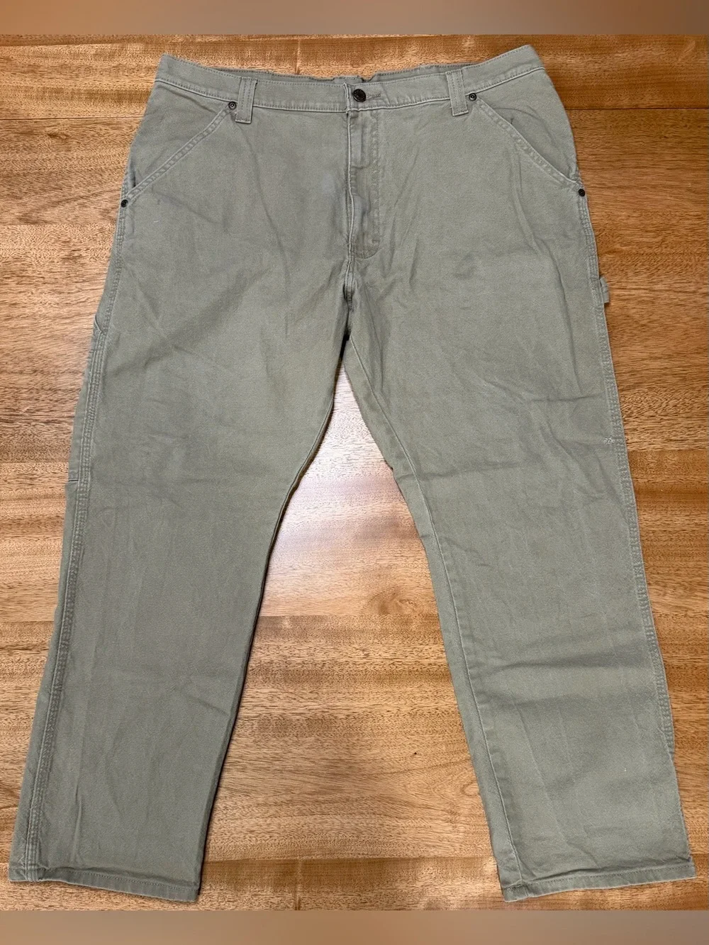Wrangler - Men’s Five Star Premium Carpenter Jeans | Khaki Canvas | Size 38 x 30